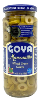 Sliced Green Olives